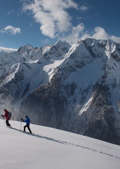 Winterwandern am Ahorn