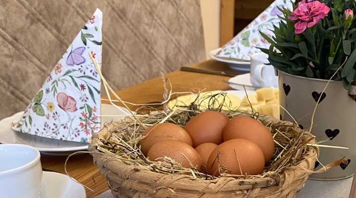Frühstück mit Hofprodukten © Larchergut