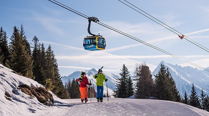Skifahren am Penken im Winter © TVB Mayrhofen / Dominic Ebenbichler